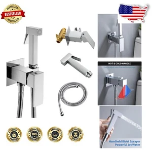Luxurious Hot & Cold Bidet Sprayer with Adjustable Pressure for Personal Care - Picture 1 of 8