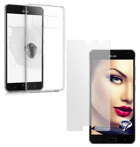 For ASUS ZENFONE AR ZS571KL CLEAR CASE + TEMPERED GLASS SCREEN PROTECTOR COVER - Picture 1 of 12