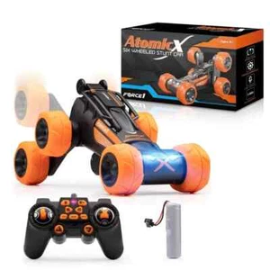Atomic X 6 Wheeled Remote Control LED Stunt Car With 2.4 GHz Remote - Picture 1 of 7