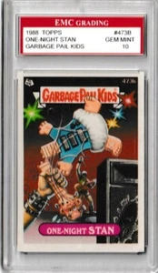 One-Night Stan 1988 Vintage Topps Garbage Pail Kid Sticker Card 473B Gem Mint 10 - Bild 1 von 4