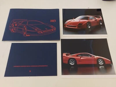 Ferrari F40 Brochure Con Foto - Immagine 1 di 4