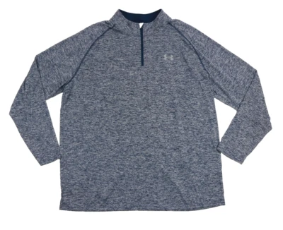 Under Armour Mens Heatgear Loose Half Zip Top Training Running Golf UA Size XXL - Image 1 of 4