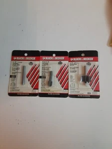 3 brocas de enrutador Black and Decker laminado recorte flauta recta Rabbeting - Imagen 1 de 2