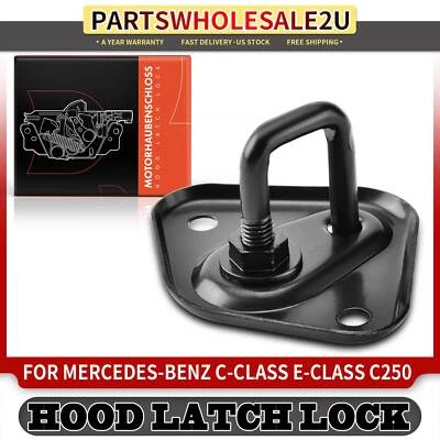 Captura de seguridad del capó delantero para Mercedes-Benz C250 2012-2015 C300 2008-2017 GLC300 Foto 1 de 4