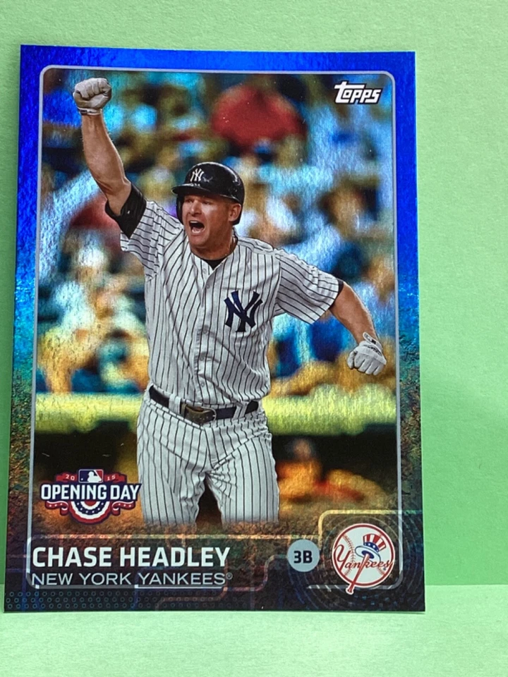 Chase Headley 2015 topps opening day blue variation baseball card - Изображение 1 из 1