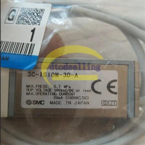 ONE NEW SMC 3C-IS10M-30-A Pressure Switch - Picture 1 of 1