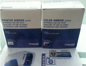 Paar Datacard Farb- und Retransferbänder 568971-001,56897-103 x SR200 SR300 - Bild 1 von 2