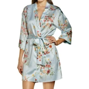 Flora Nikrooz Anthropologie Floral Bademantel Morgenmantel Kimono Damen XS/S - Bild 1 von 3
