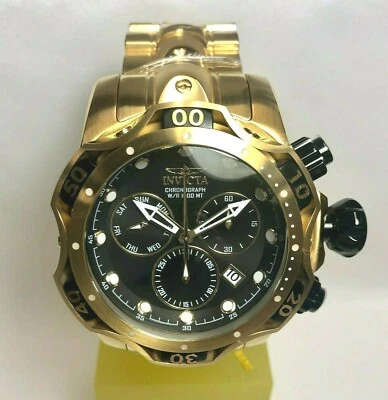 Reloj pulsera INVICTA 29642 para hombre 52 mm veneno cuarzo cronógrafo SS - dorado/negro Foto 1 de 4