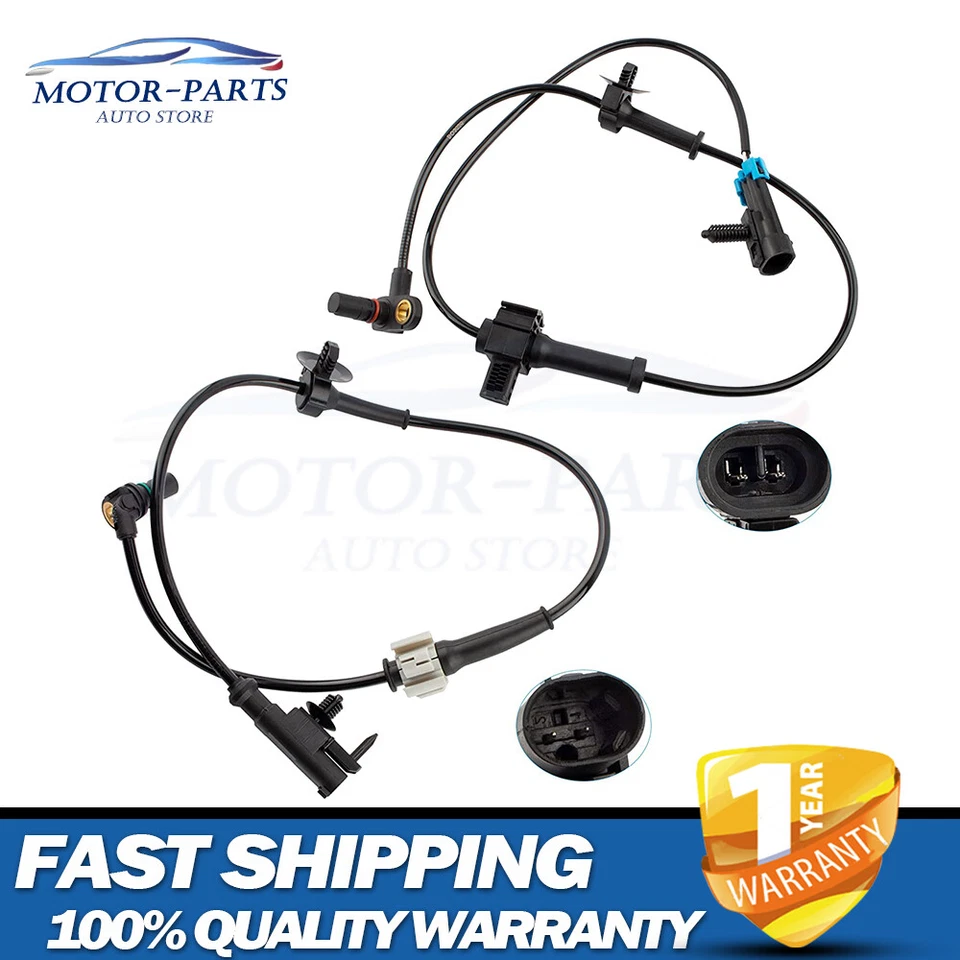 Set of 2 Rear side ABS Wheel Speed Sensor For 07-12 GMC Yukon Cadillac Escalade - Image 1 of 4