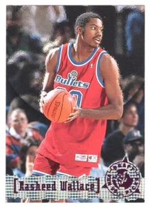 1995-96 Stadium Club Bullets Basketball Card #333 Rasheed Wallace Rookie - Picture 1 of 2