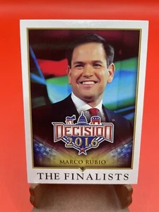 Tarjeta comercial Decisión 2016 The Finalists Marco Rubio 85 - Imagen 1 de 4