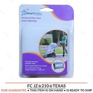 Dream Baby Stroller & Play-Yard Insect Netting Mesh, Elastic Edging, NEW - Picture 1 of 5