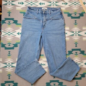 Abercrombie & Fitch Jeans sz 12 The '90s Straight Ultra High Rise Curve Love - Picture 1 of 12