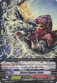 Desert Gunner, Kojin  G-BT05/061EN  CFV  NM Moonlit Dragonfang - Image 1 of 1