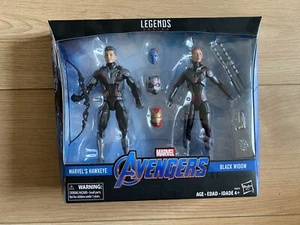 Marvel Legends Avengers Endgame Hawkeye Black Widow Figures MIB Brand New!! - Picture 1 of 3