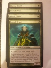 MTG Coldsnap BOREAL DRUID x 4 SP-NM