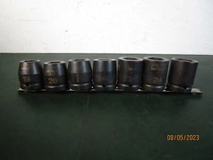 7pc Armstrong Metric USA Socket Set 3/4" Dr - Picture 1 of 9