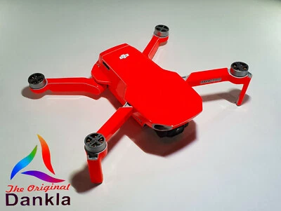 DJI MINI 2 - SKIN - NEON ROT/RED - Decal - Wrap -  Folie - Foil - Bild 1 von 4