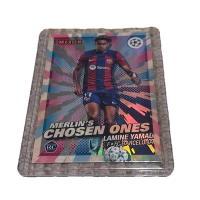 Lamine Yamal 2023-24 Topps Merlin RC Merlin's Chosen Ones #MC-1 Foto 1 de 4