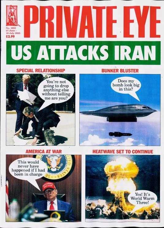 PRIVATE EYE MAGAZINE #1652 ~ 27 JUNE 2025  ~ NEW ~ - Image 1 of 1