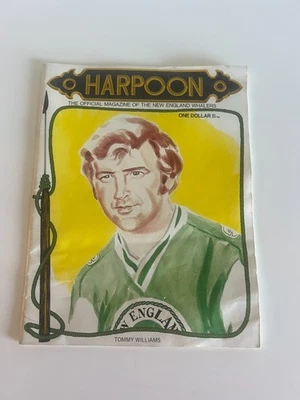 1972-73 VOL 1 HARPOON NEW ENGLAND Whalers Vs HOUSTON AEROS WHA Game Program - Image 1 of 4