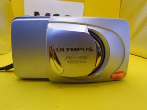 mint Olympus (µ mju) Deluxe Compact 35mm Film Camera 38mm 80mm ZOOM PANORAMA ii - Picture 1 of 9