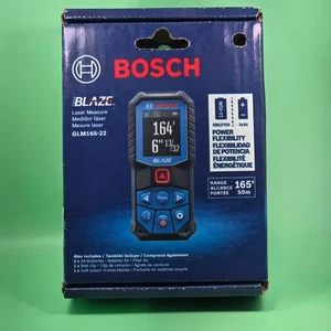 BOSCH GLM165-22 165 Ft Blaze Laser Distance Measure Includes 2 AA Batteries - Picture 1 of 2