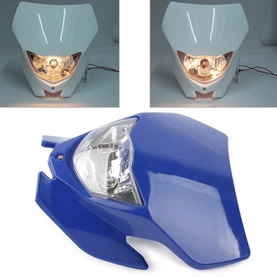 Enduro Headlight for Yamaha WRF250/400/426 KLX250 TTR250 Off-road Dirt Bike Blue - Image 1 of 4