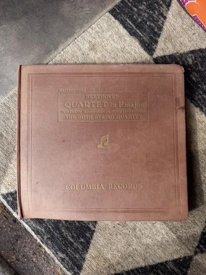 Beethoven: Quartet In F Major - Set Of Five 78rpm Records; Full Set - Image 1 of 4