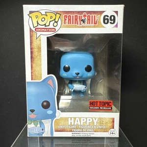 Funko Pop! Animation Fairy Tail #69 Happy Hot Topic Exclusive Pre Release Rare - Picture 1 of 7