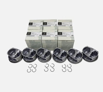 6X Pistons Rings Set 2720309717 For Mercedes-Benz GLK350 GL450 C350 E350 ML350 Foto 1 de 4