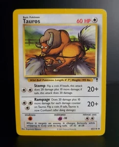 JCC Pokémon - TAUROS - 65/110 - ILIMITADO - COLECCIÓN LEGENDARIA (2002) - LP - Imagen 1 de 2