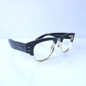 RAY BAN MEGA CLUBMASTER RB 0316V 2000 50o21 145 Frames Black & Gold Glasses - Picture 1 of 9