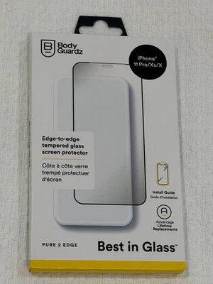 Protector de pantalla Body Guardz Pure 2 Edge para iPhone X / XS / 11 Pro 🔥 Foto 1 de 2