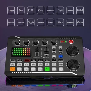 Carte Son En Direct Réduction De Bruit Voice Changer Sound Mixer - Afbeelding 1 van 12