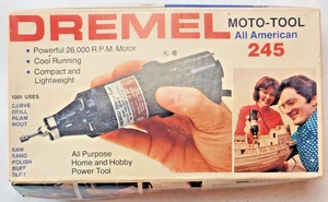 DREMEL Moto-Tool All American 245 with Accessories and Box - Picture 1 of 16