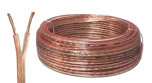American Terminal 14 Stärke 500 Fuß (2x250 Fuß) Lautsprecherkabel Kabel mit Flex klar - Bild 1 von 7
