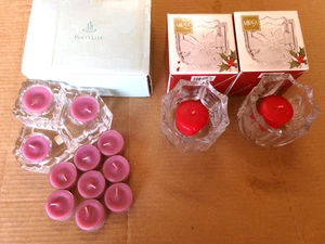 PARTYLITE P8831 KRISTALLSCHLOSS & 2 MIKASA FESTLICHER WEIHNACHTSSTERN WY350/610 - mit Kerzen - Bild 1 von 5
