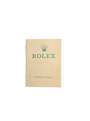 Rolex Certificato Di Garanzia In Bianco In Spagnolo/Spanish “Su Rolex Oyster” - Immagine 1 di 4