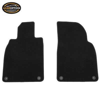 Fits 13-24 Porsche 718 Cayman & Boxster 2DR Floor Mats Carpet Nylon Black 2PCS - Image 1 of 2