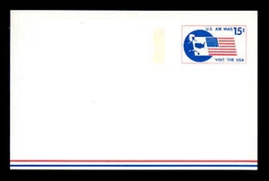 UXC11F - MINT AIRMAIL POSTAL CARD * FLUORESCENT - Picture 1 of 3
