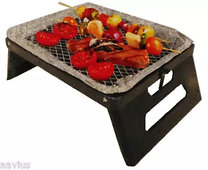 Instant Portable Grill Stand Barbeque Grill EZ Foldable Legs Charcoal BBQ Rack - Picture 1 of 2