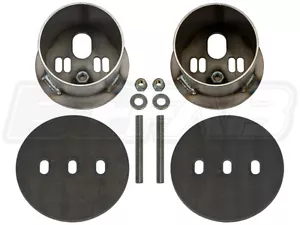 1959-1964 Cadillac DeVille Rear Air ride Bag Brackets - Free Shipping! - BC Fab - Foto 1 di 1