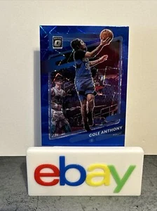 2020-21 Panini Optic Basketball Cole Anthony #146 Blu Velocità Prizm - Foto 1 di 6