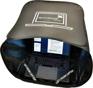 Tech Shade To Go Portable Laptop Sun Shade, Privacy For Working Outside. NEW! - Picture 1 of 4