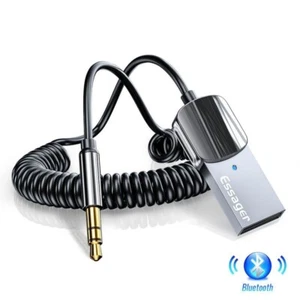 Bluetooth 5.0 Empfänger Adapter 3.5mm Jack Auto AUX Audio Stereo USB Universal - Bild 1 von 2
