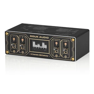 Vintage 6 Ports USB Ladegerät HUB Home/Desk USB Docking Station mit Voltmeter - Photo 1/8