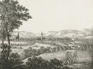 JENA - Panoramaansicht - Lithographie, um 1840 - Picture 1 of 2