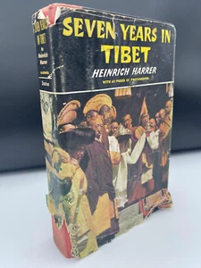 Seven Years In Tibet - Harrer (First Edition) 1953 - Original Dust Jacket - Picture 1 of 17